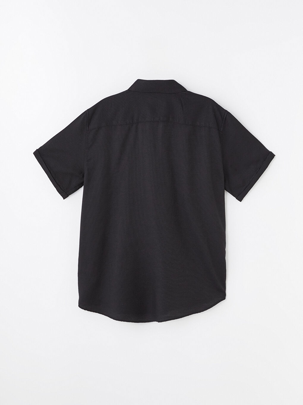 Slim Fit Short Sleeve Dobby Men's Shirt -S45850Z8-CVL