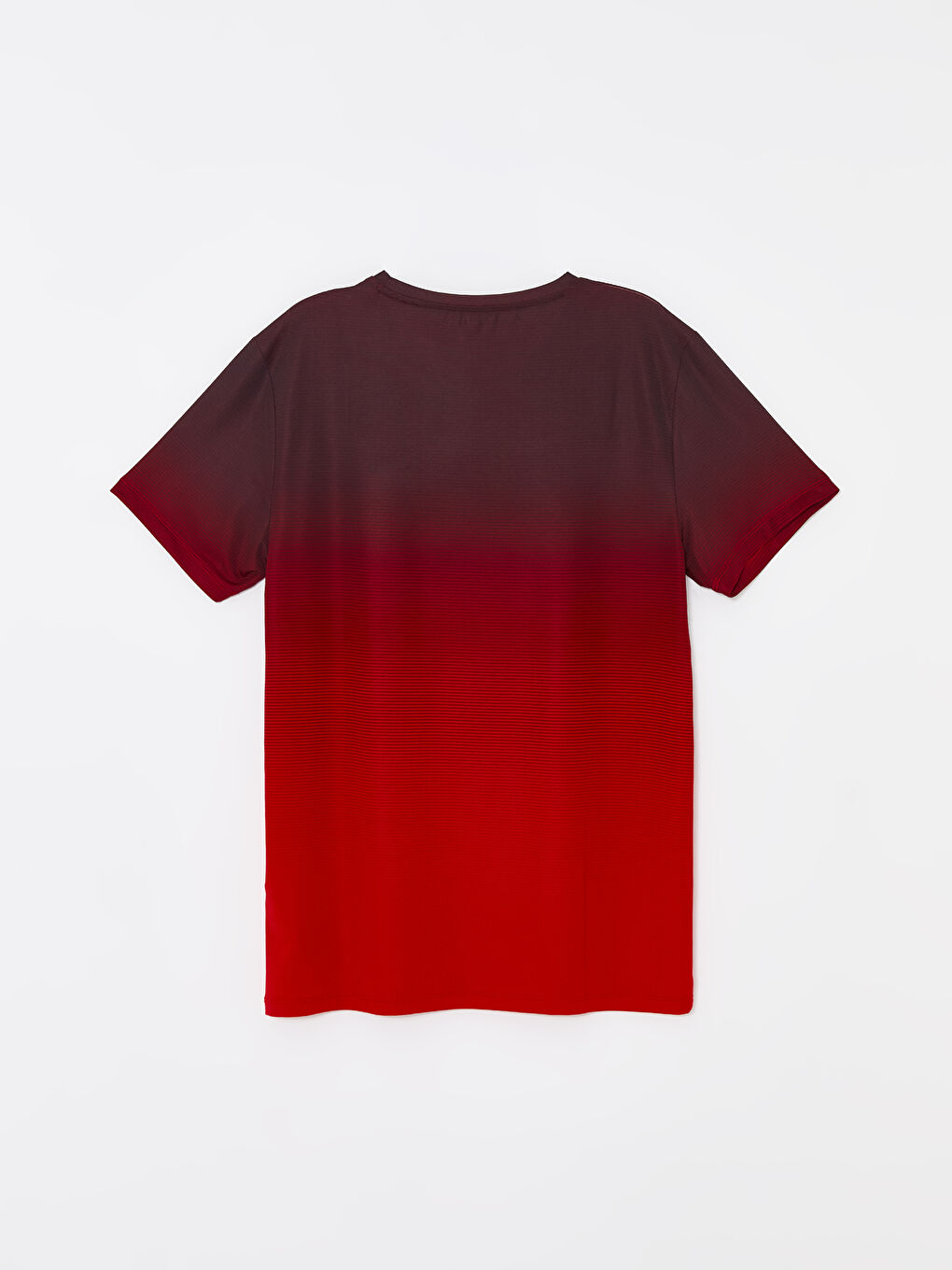 Kırmızı DRY-TECH Bisiklet Yaka Kısa Kollu Erkek Tişört-5