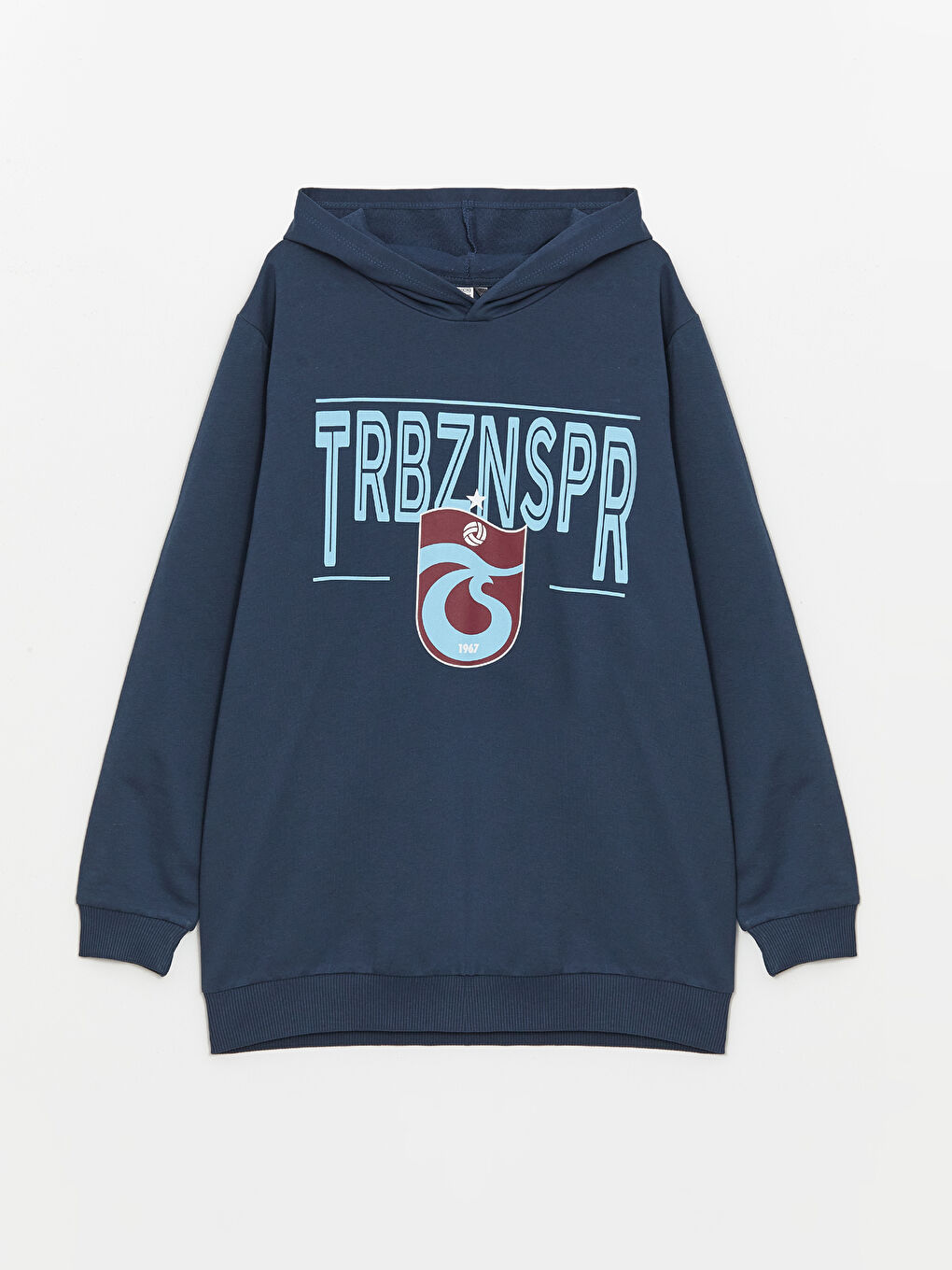 LCW Kids Lacivert Trabzonspor Baskılı Erkek Çocuk Hoodie