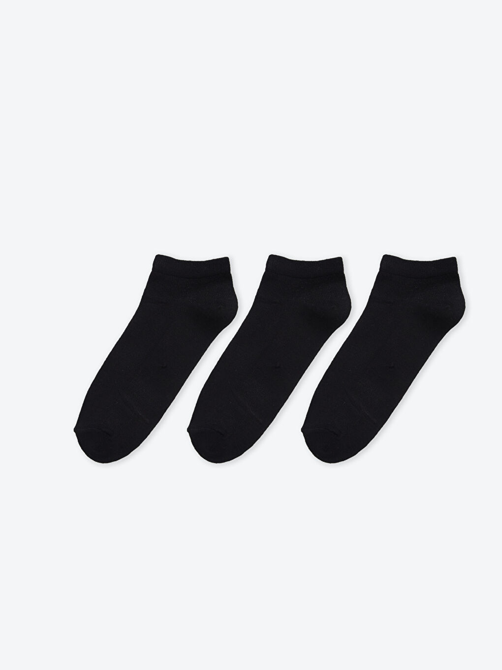 Women's Plain Booties Socks 3-Pack -S45888Z8-J0F