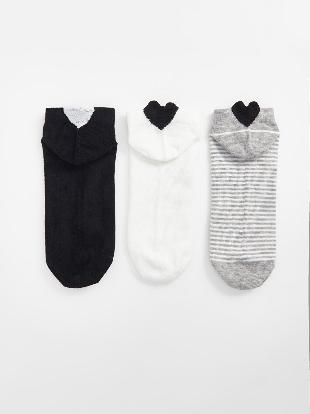 LCW DREAM Gemusterte Sneaker-Socken für Damen 5er-Pack -S45896Z8-EEW