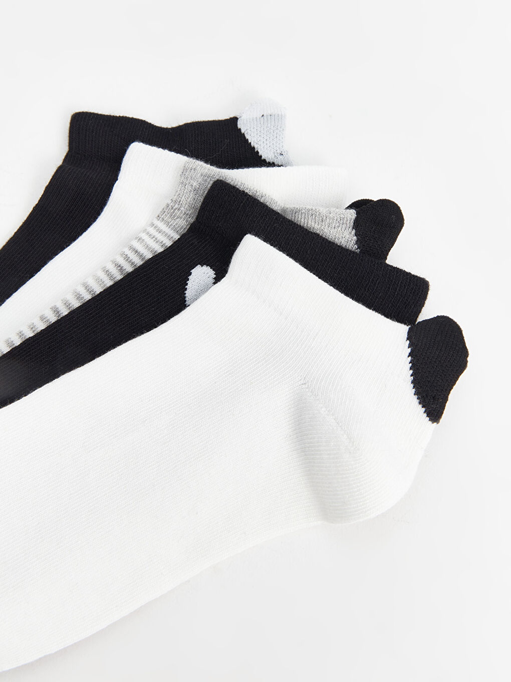 LCW DREAM Gemusterte Sneaker-Socken für Damen 5er-Pack -S45896Z8-EEW
