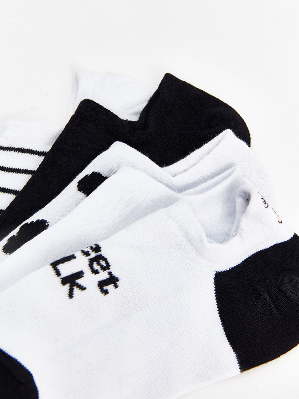 Chaussettes d'entraînement à motifs pour Femmes Lot de 5 pièces-4