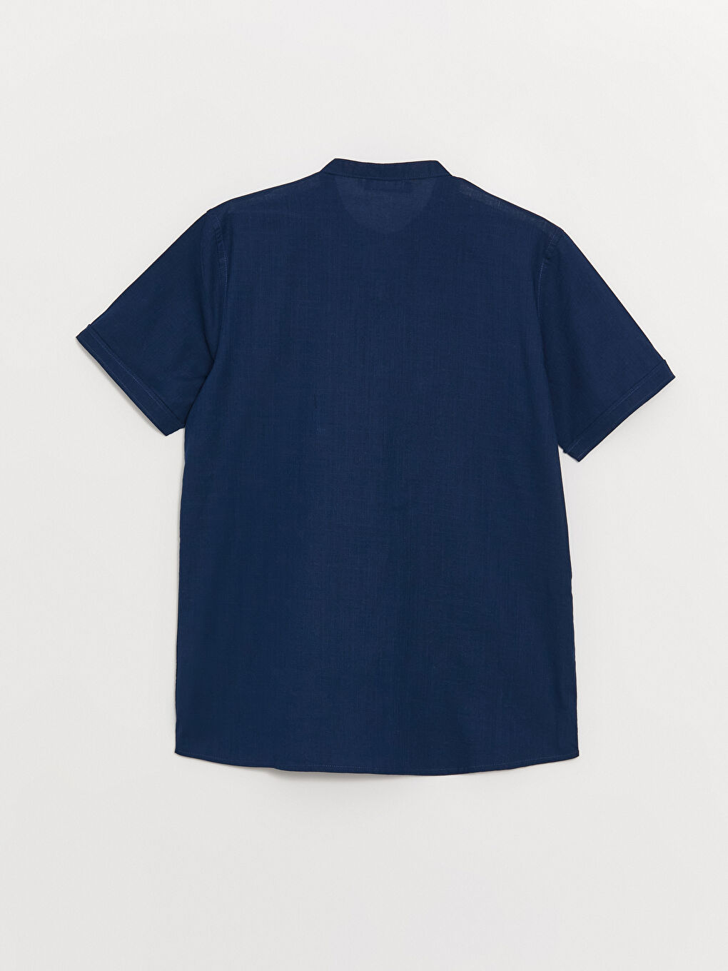 Grandad Collar Basic Short Sleeve Boys' Shirt -S45984Z4-JC7