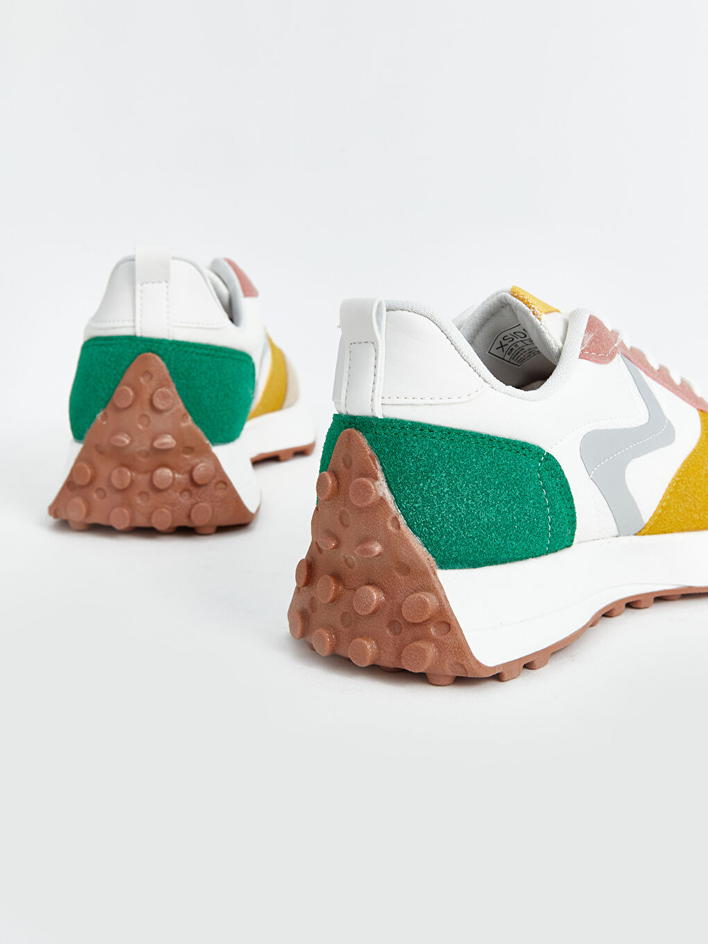 Lace-up Color Block Women's Sneakers -S45997Z8-F9C