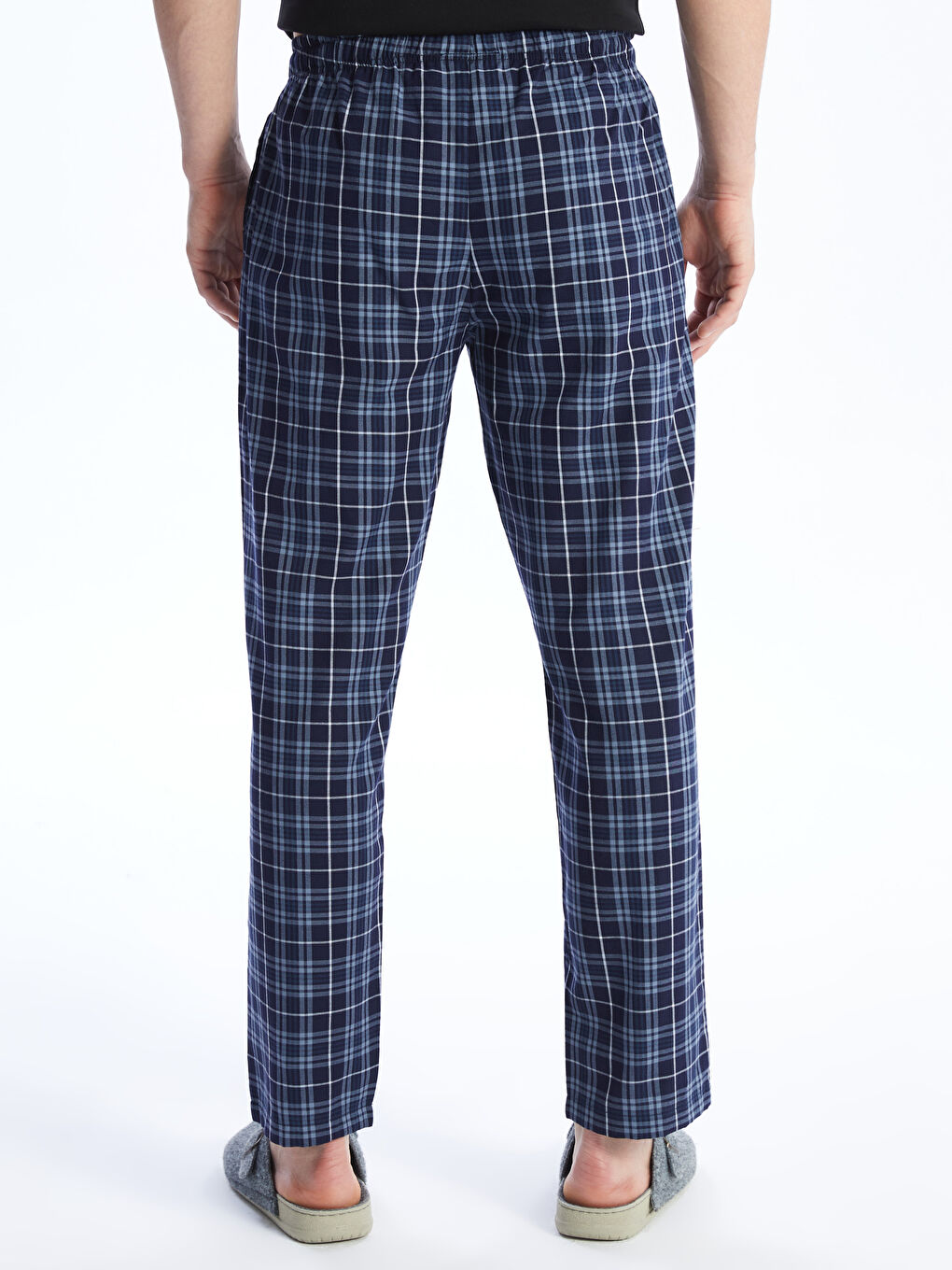 Regular Fit Plaid Men's Pyjama Bottoms-4