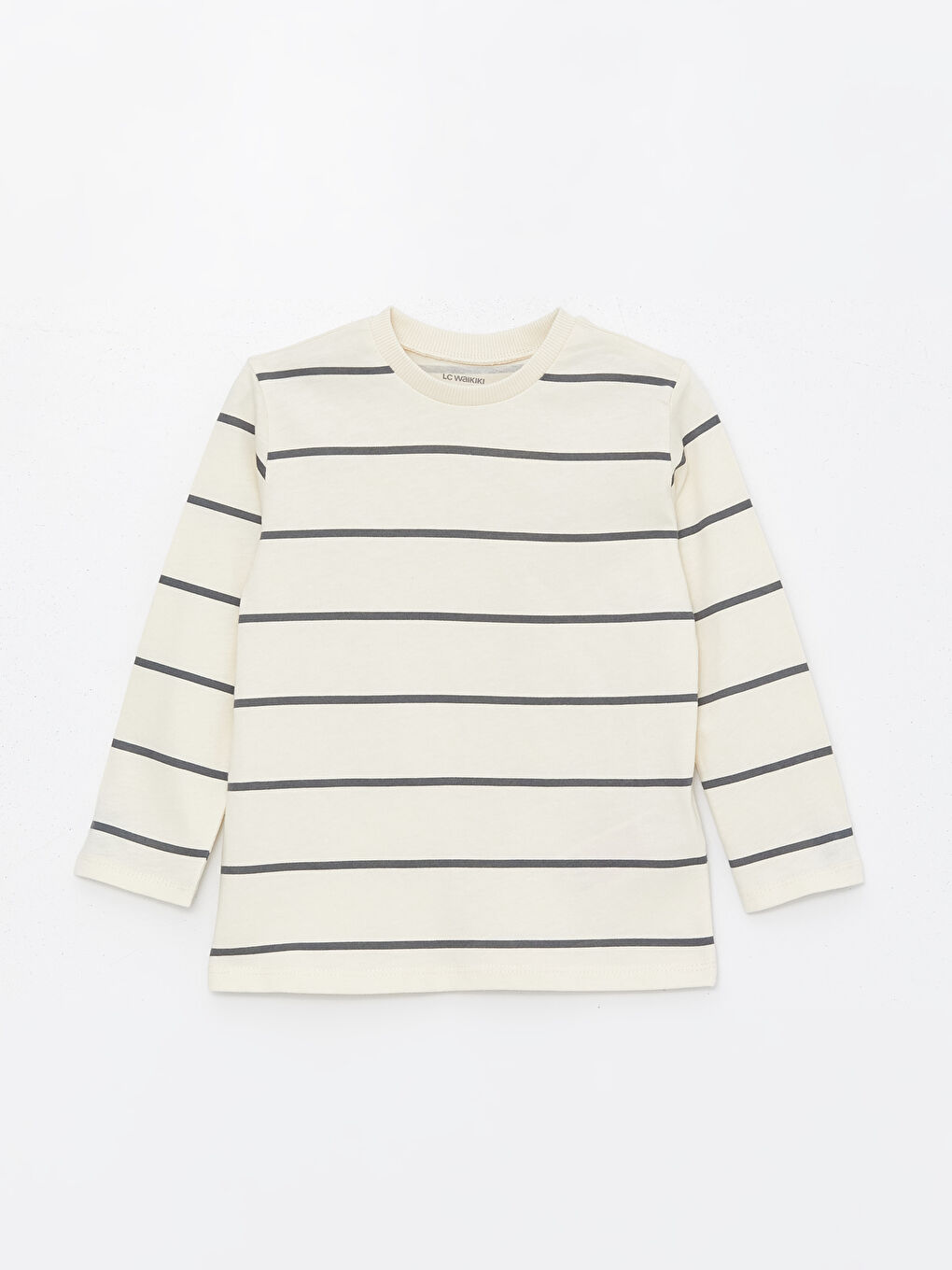 Tricou pentru Bebeluși Băieți cu Mânecă Lungă și Guler Rotund, Pachet de 3 Bucăți-2