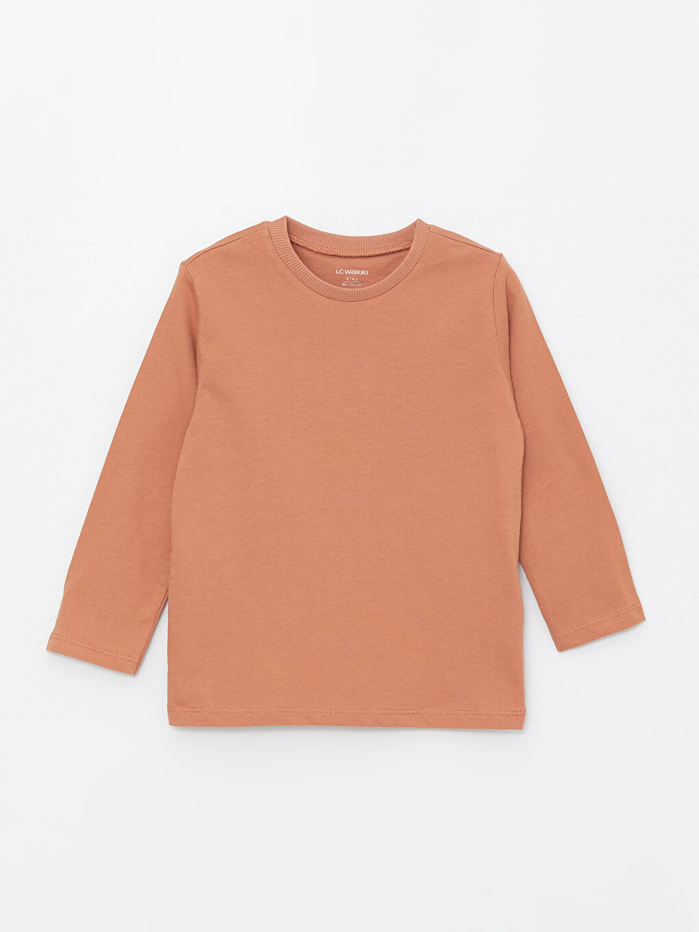 Tricou pentru Bebeluși Băieți cu Mânecă Lungă și Guler Rotund, Pachet de 3 Bucăți-3