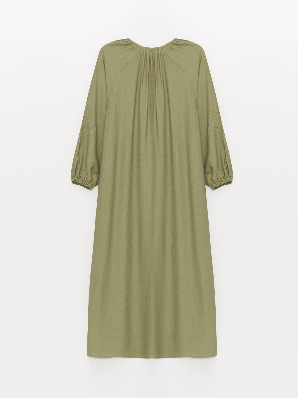 فستان بأكمام طويلة وياقة مستديرة -S46176Z8-GUY