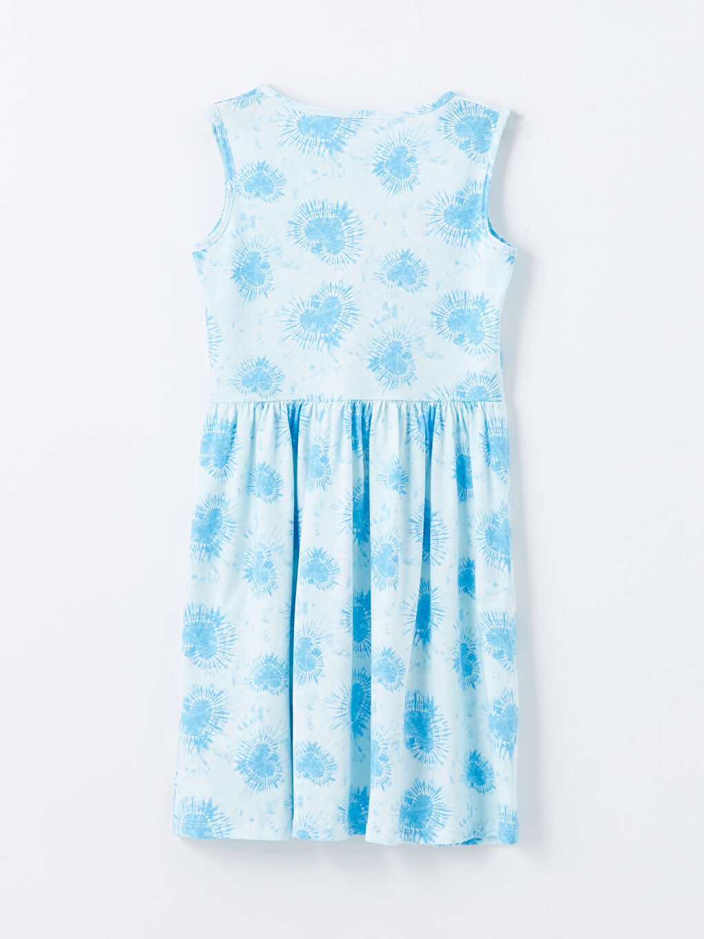 Crew Neck Girls' Dress-1