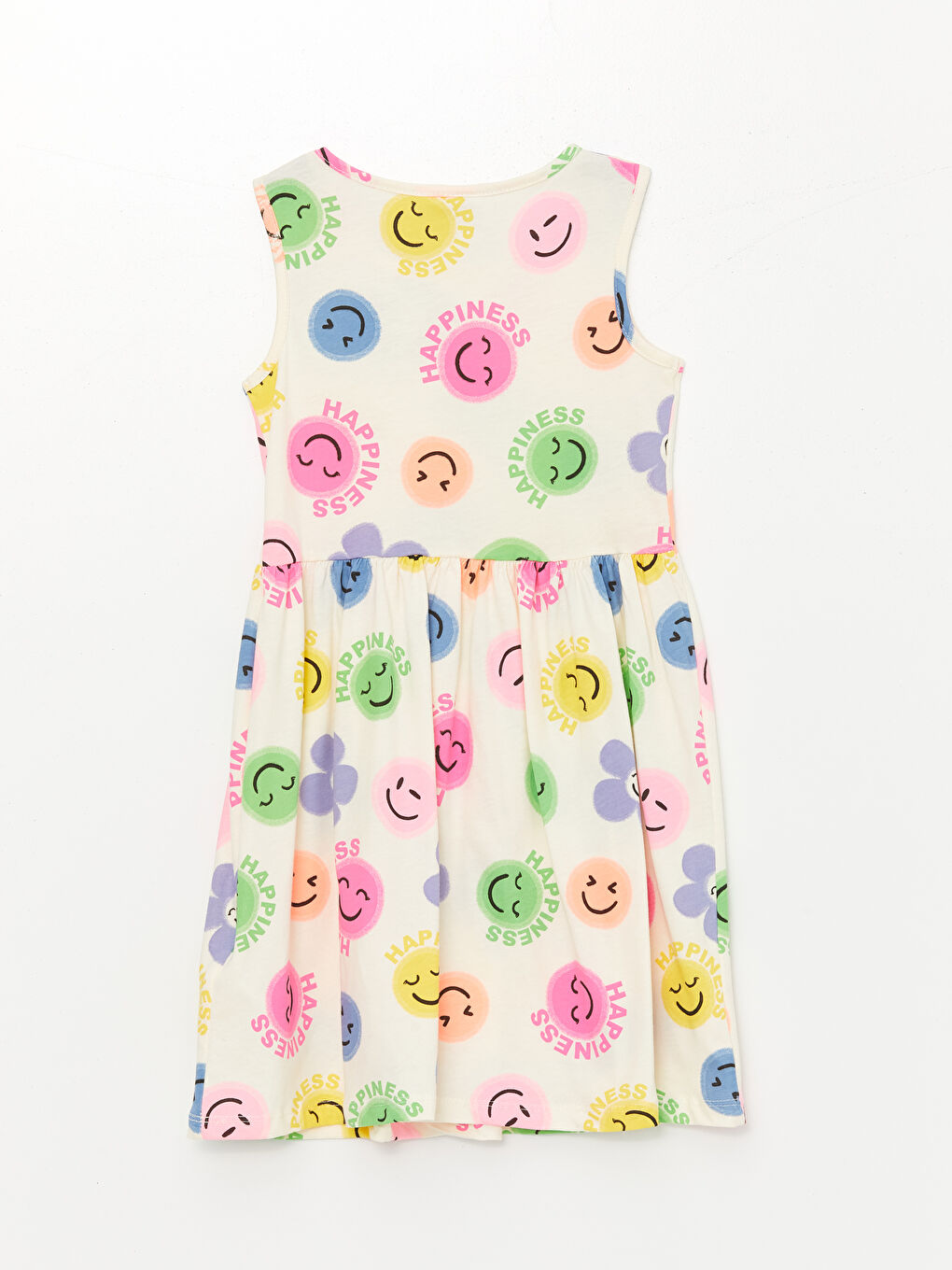 Crew Neck Girls Dress -S46227Z4-LRB