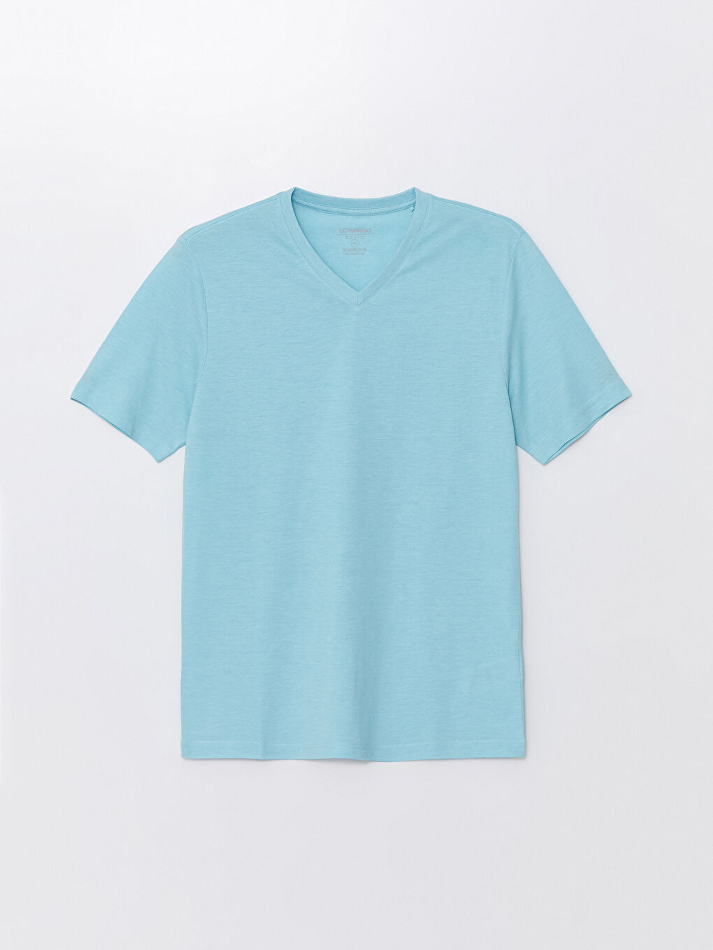 V-Neck Short Sleeve Jersey Men's T-Shirt -S46249Z8-DWY