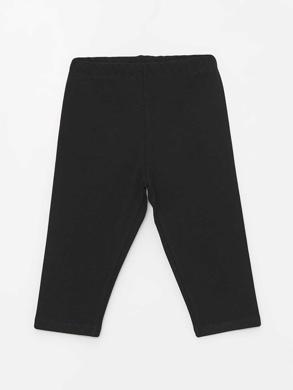 LCW Kids Siyah Beli Lastikli Basic Kız Çocuk Tayt