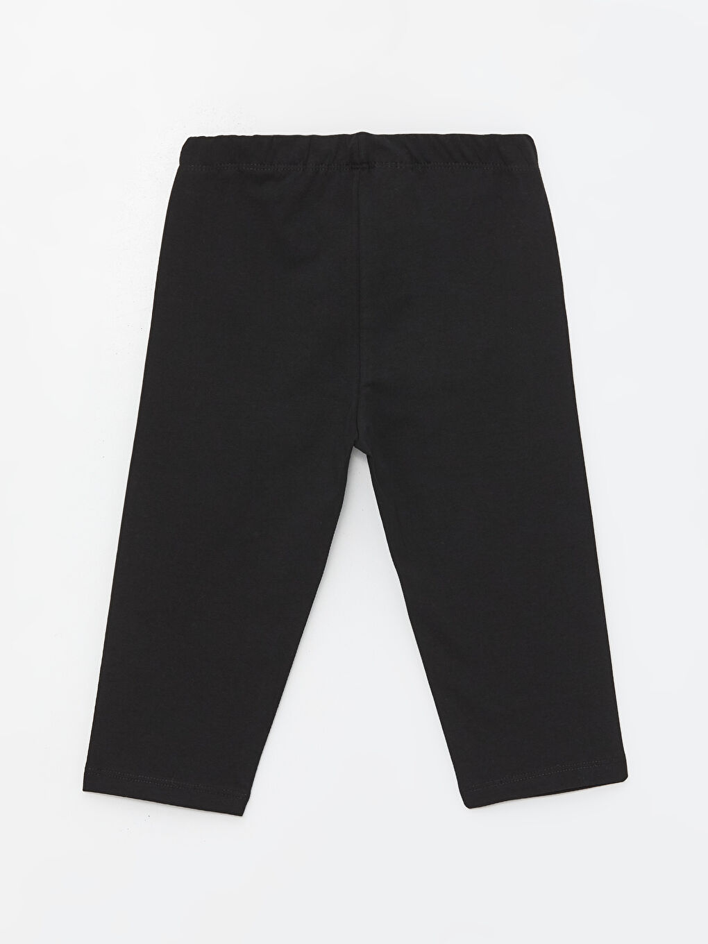 LCW Kids Siyah Beli Lastikli Basic Kız Çocuk Tayt - 1