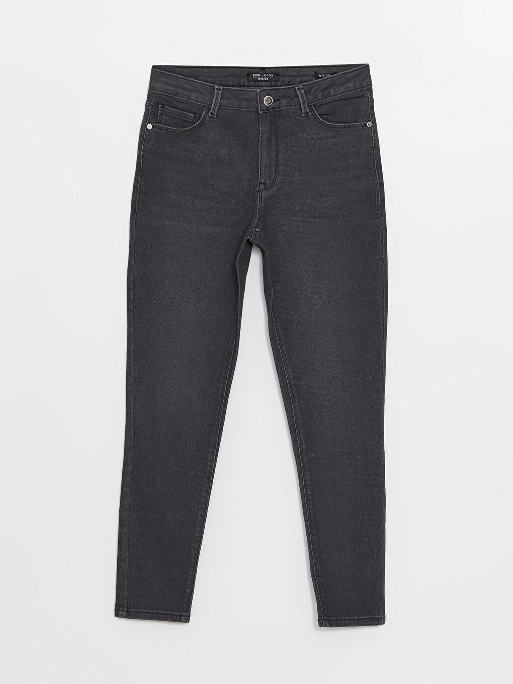 LCW Jeans Gri Mercury Skinny Fit Kadın Jean Pantolon - 5