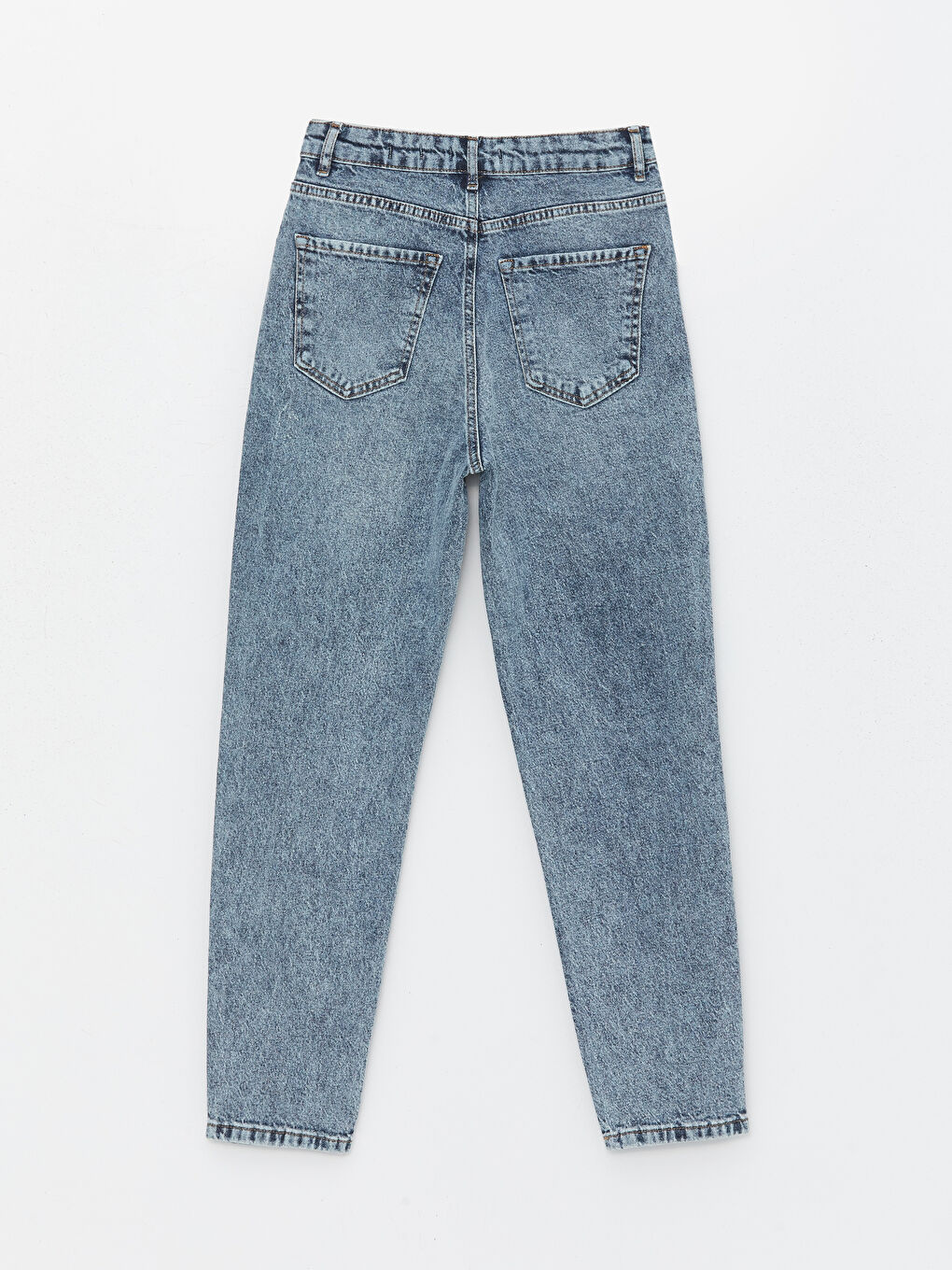 LCW Jeans Orta İndigo Rodeo Mom Fit Kadın Jean Pantolon - 6