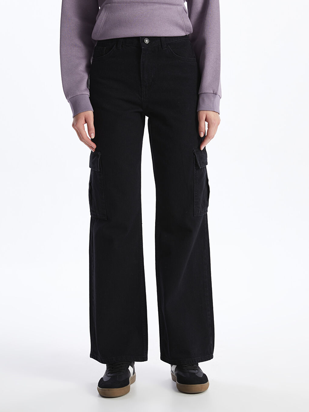 LCW Jeans Wideleg Women's Cargo Jeans -S46378Z8-327
