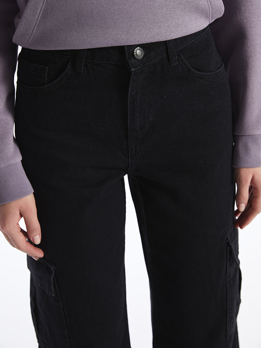 LCW Jeans Wideleg Women's Cargo Jeans -S46378Z8-327