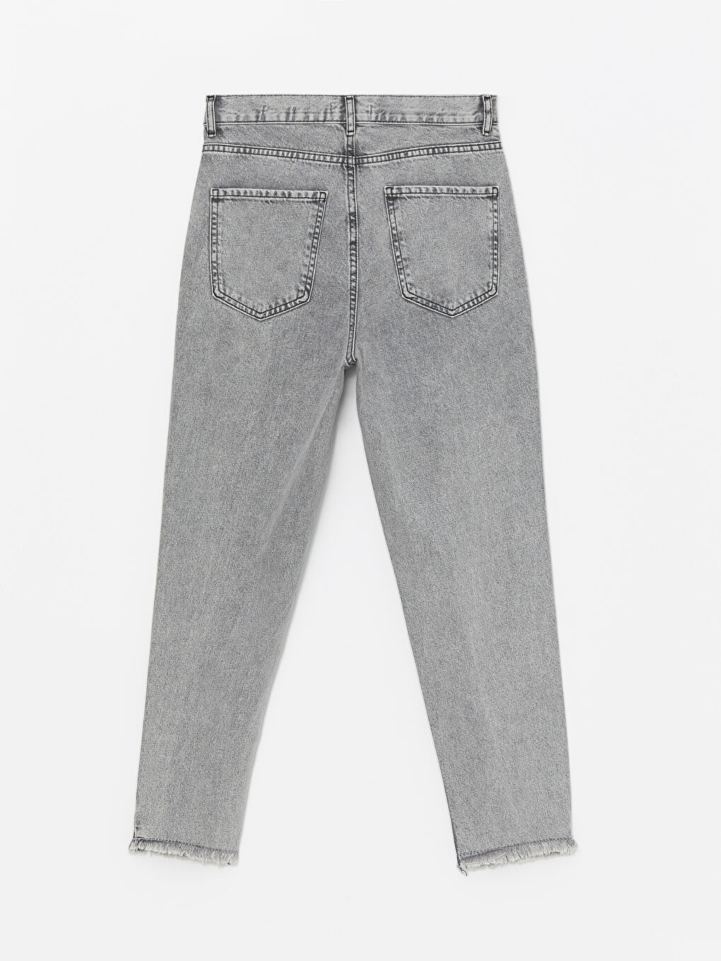 LCW Jeans Gri Mom Fit Kadın Jean Pantolon - 6