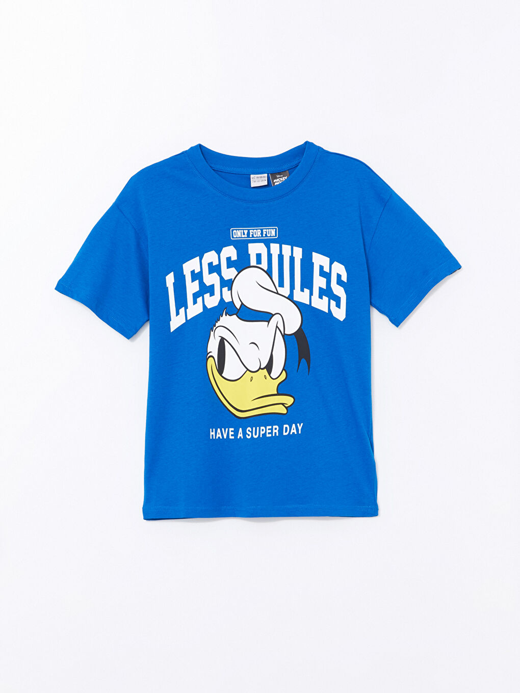 LCW Kids Majica sa okruglim izrezom, štampanim motivom Donalda Daka, kratkih rukava za dečake -S46435Z4-HFU