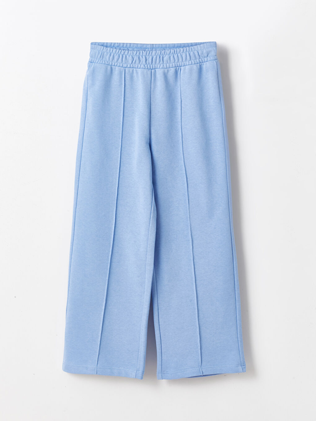 Mavi Beli Lastikli Kız Çocuk Eşofman Altı