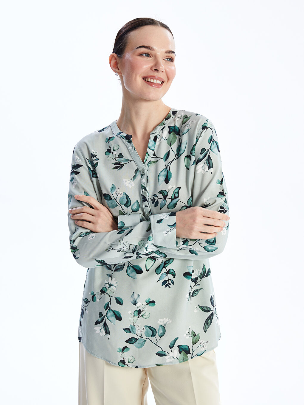 ZELENA Bluza Žena -S46474Z8-LRL