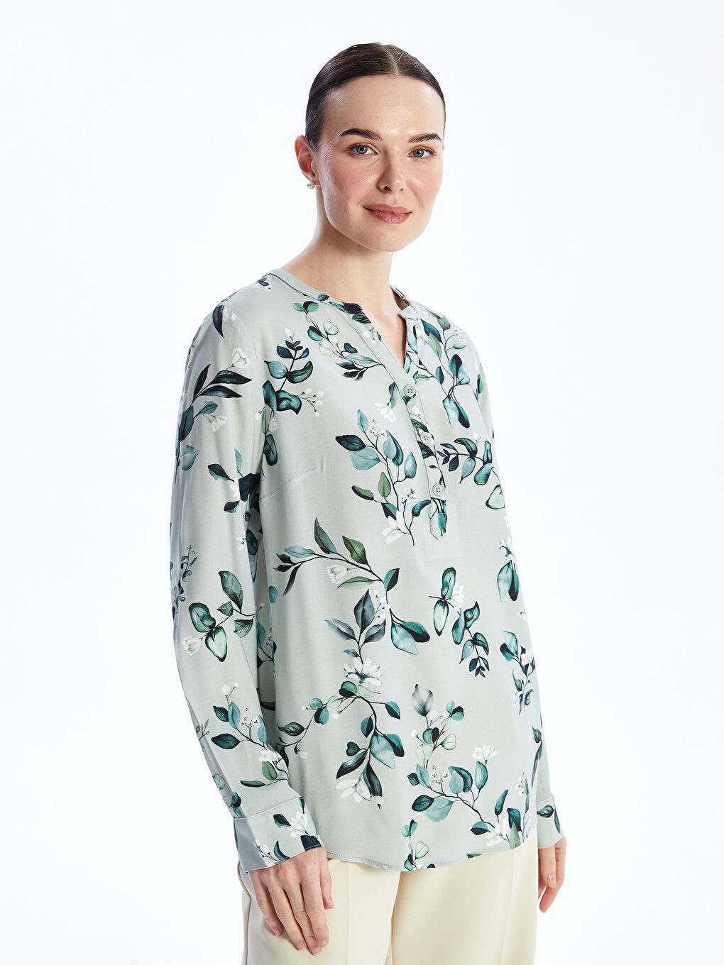 ZELENA Bluza Žena -S46474Z8-LRL
