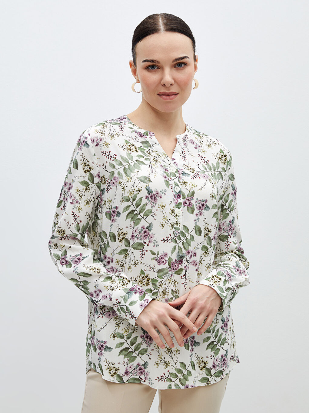 SVETLO BEŽ Bluza Žena -S46474Z8-SWC