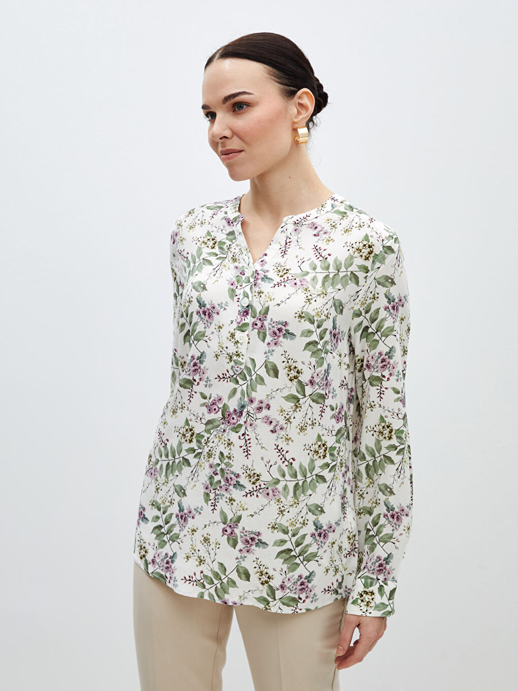 SVETLO BEŽ Bluza Žena -S46474Z8-SWC