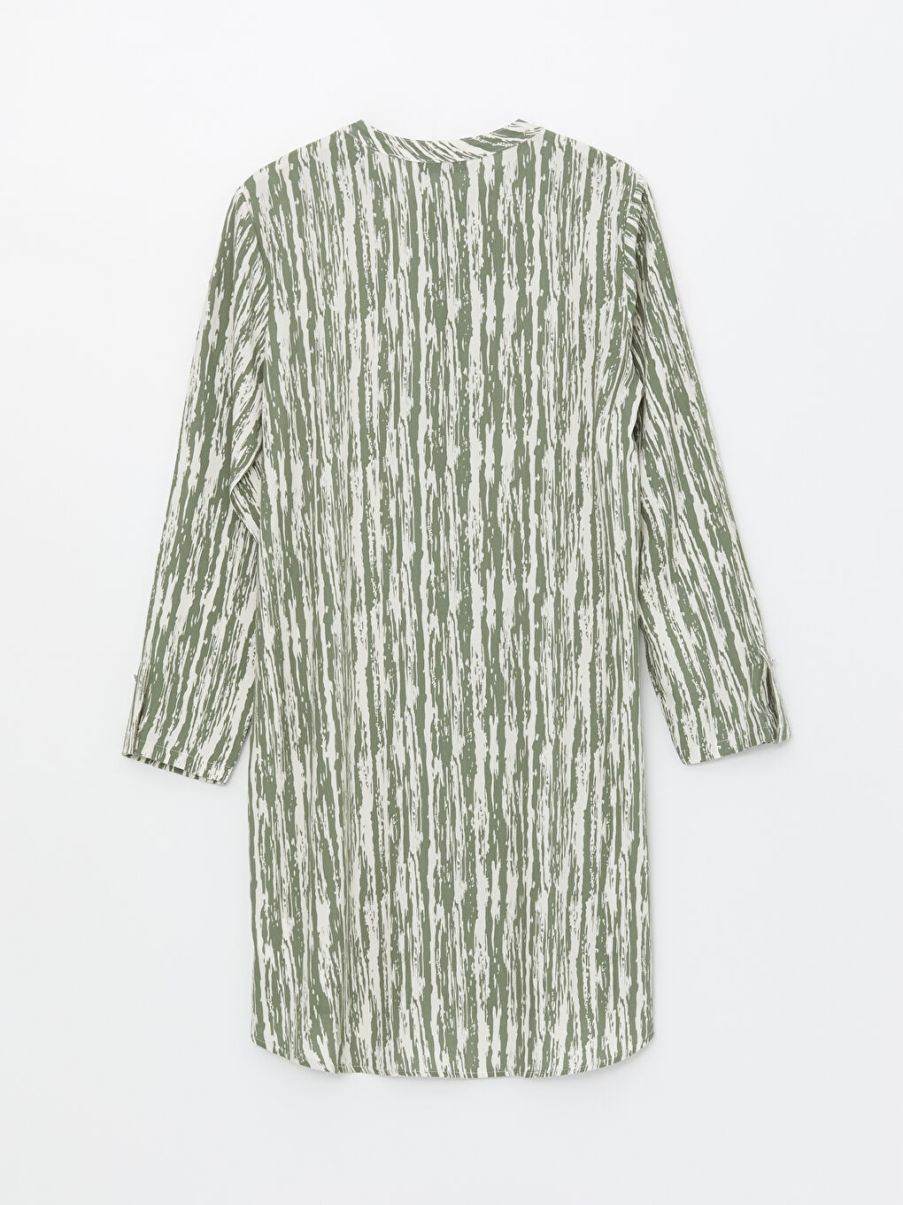 Crew Neck Patterned Women's Shirt Tunic -S46477Z8-LS6