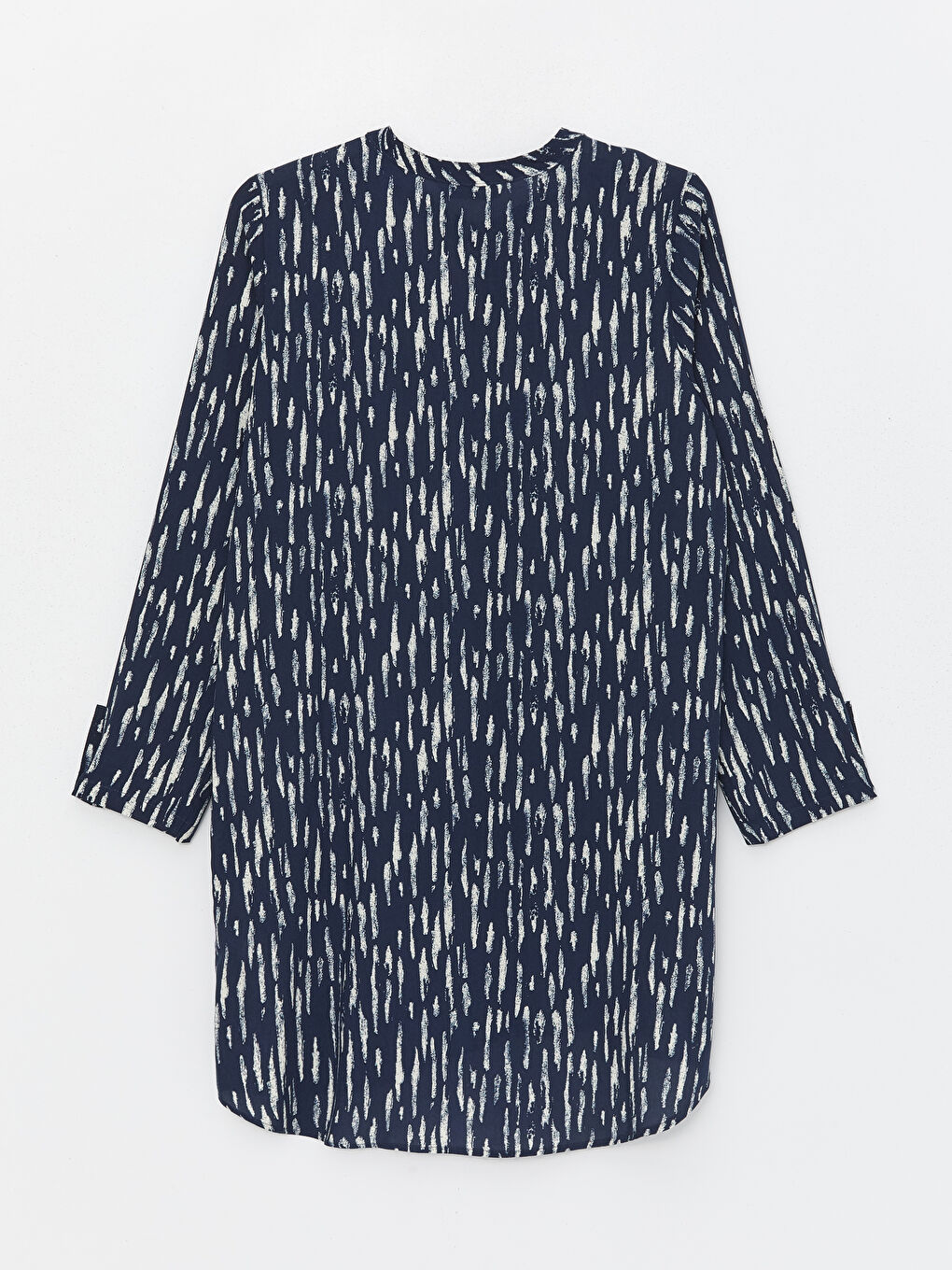 Crew Neck Patterned Women's Shirt Tunic-6