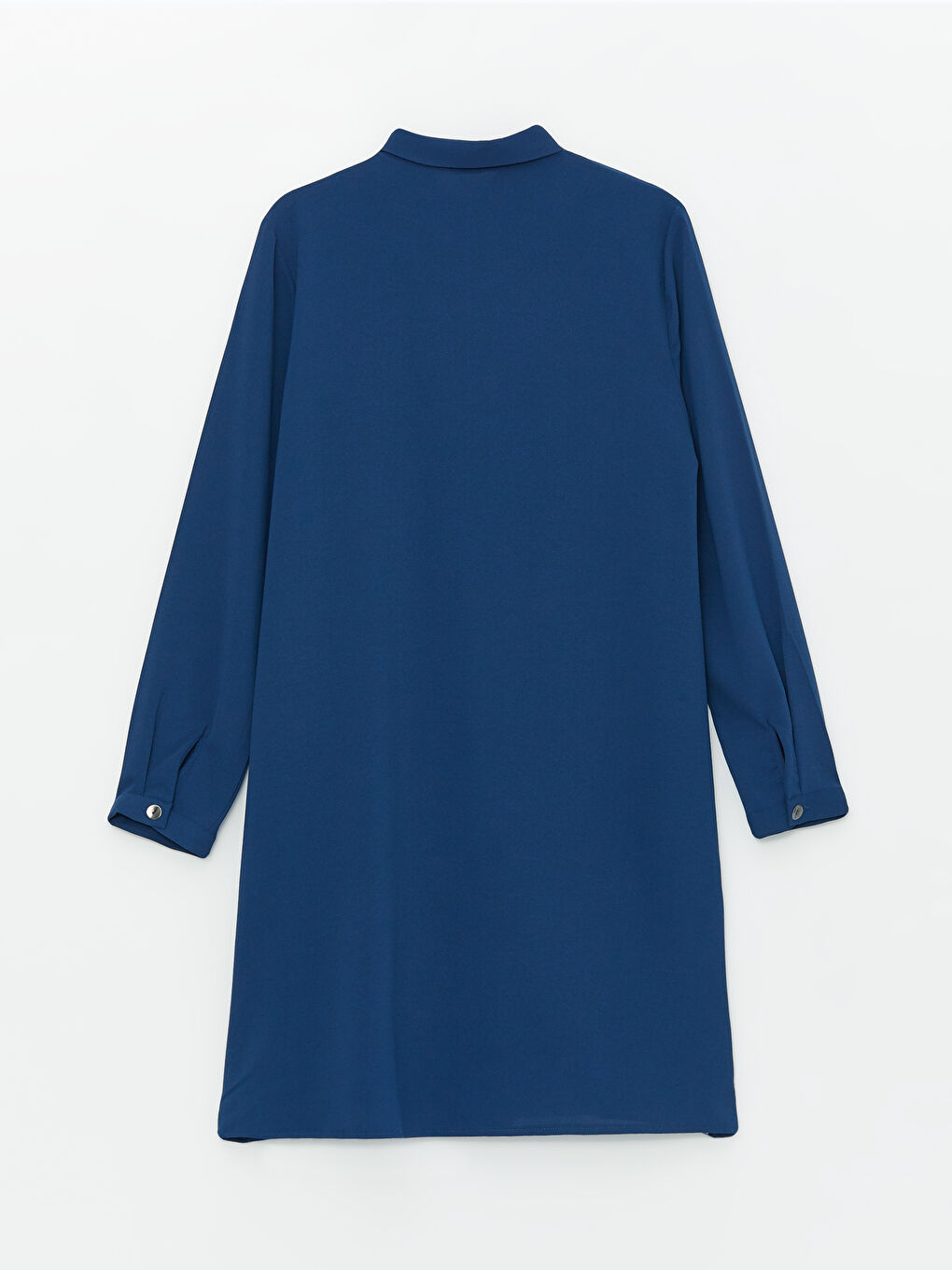 Plain Long Sleeve Women's Shirt Tunic -S46481Z8-VFY
