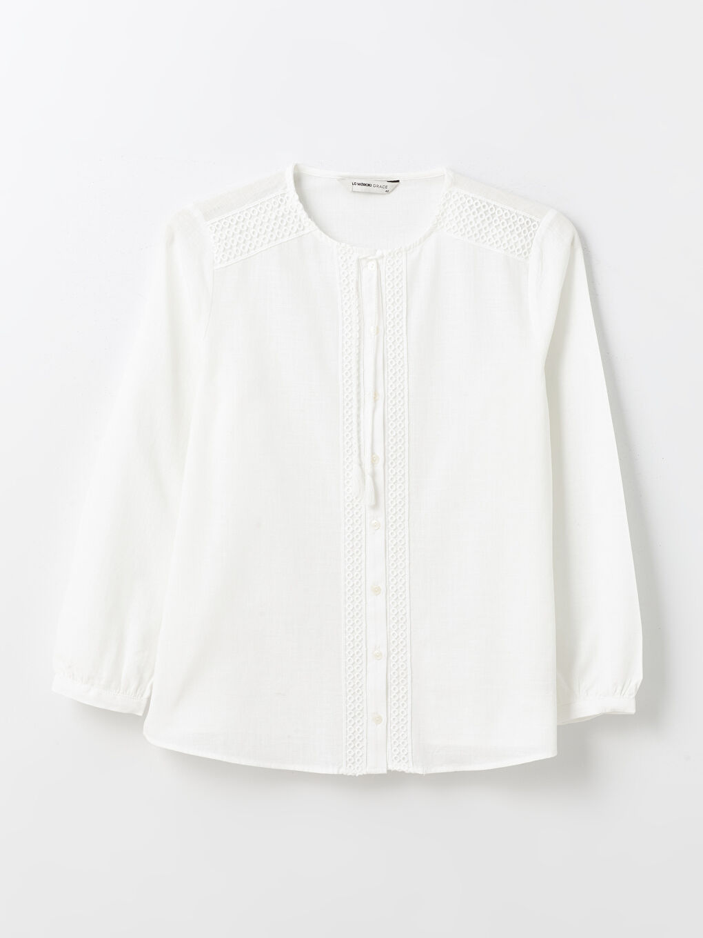 Woman ECRU Blouse -S46495Z8-EEW