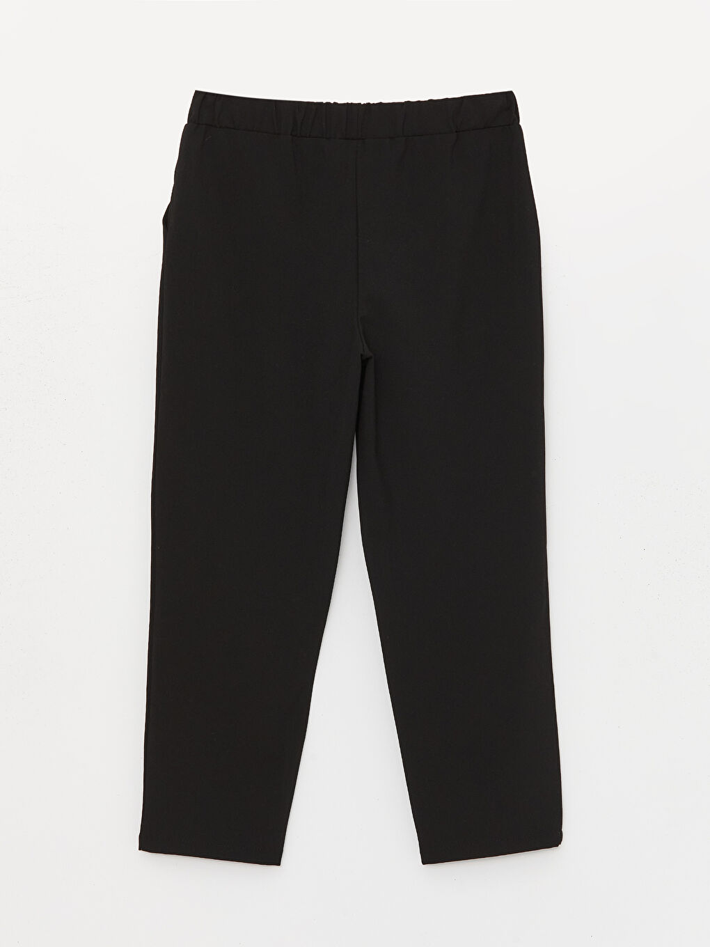Elasticated Waist Regular Fit Women's Trousers -S46504Z8-CVL
