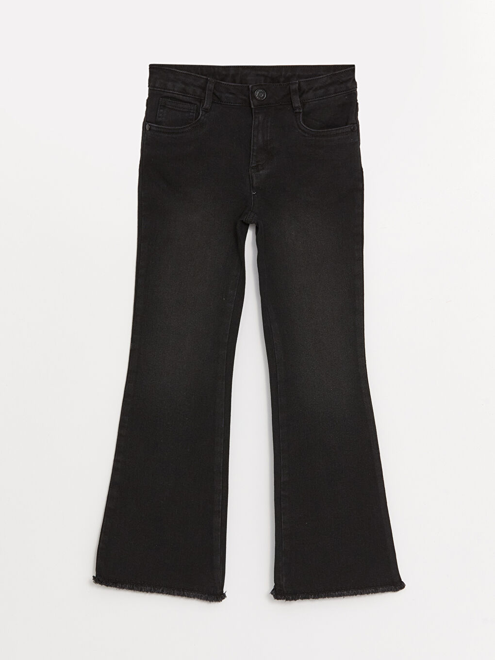 Girl's Jean Trousers with Adjustable Elastic Waist -S46517Z4-326