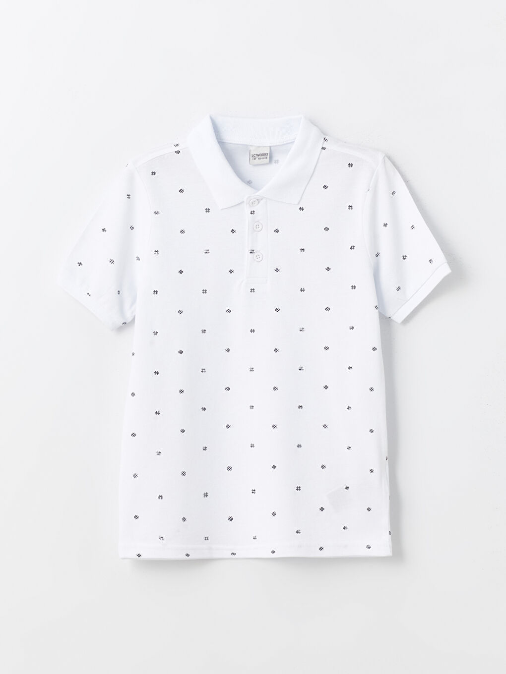 Polo Neck Short Sleeve Boy T-Shirt -S46539Z4-LU7