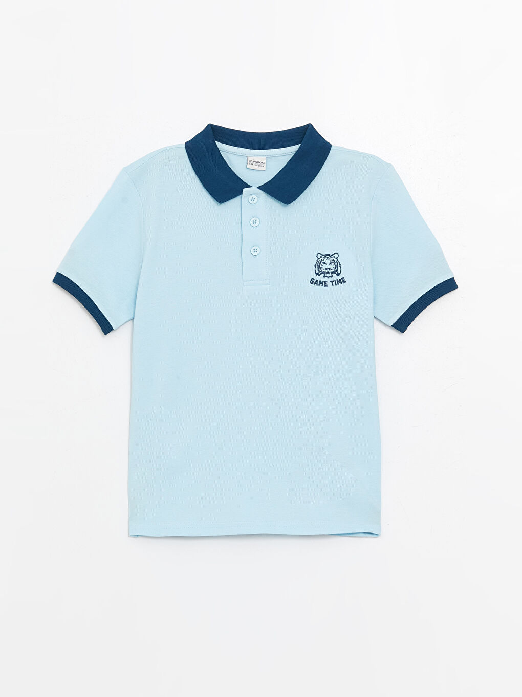 Polo Collar Embroidered Boys' Short-Sleeved T-Shirt -S46547Z4-FXE