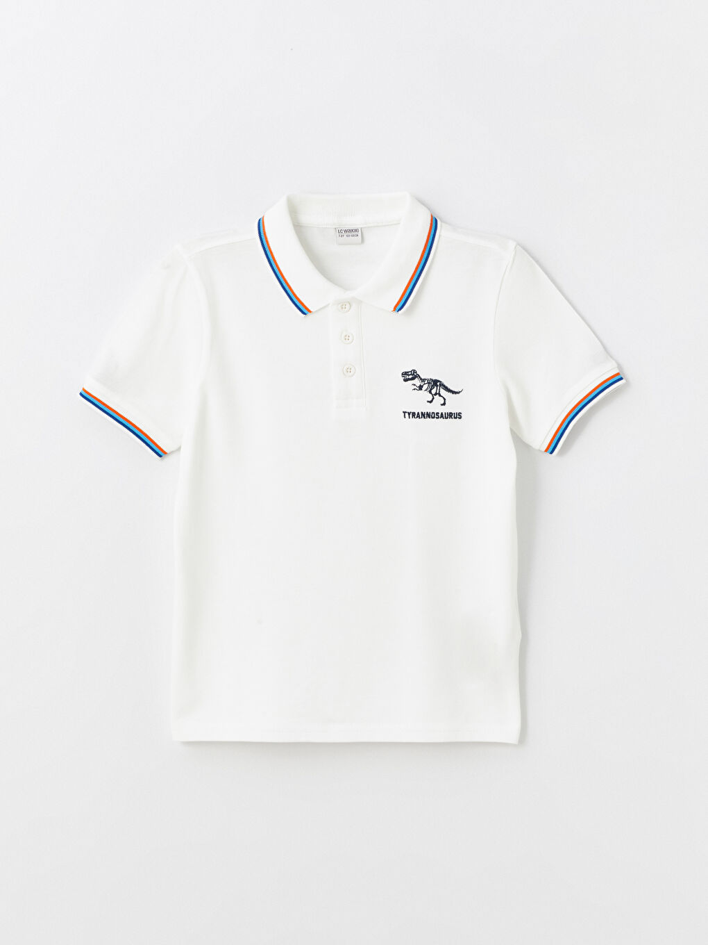 Polo Collar Embroidered Boys' Short-Sleeved T-Shirt -S46547Z4-R9J
