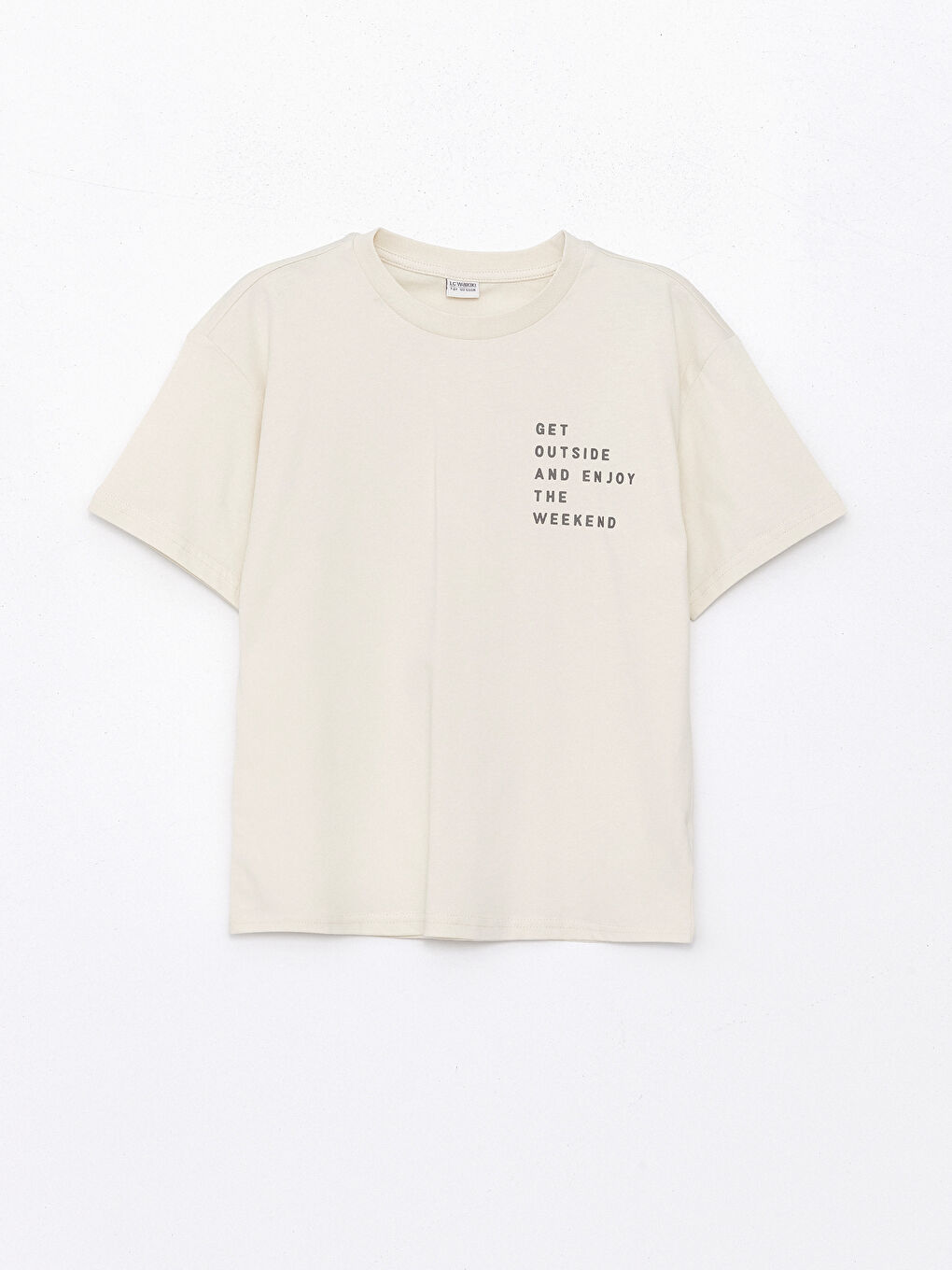 Crew Neck Oversize Boy's T-Shirt -S46548Z4-FWM