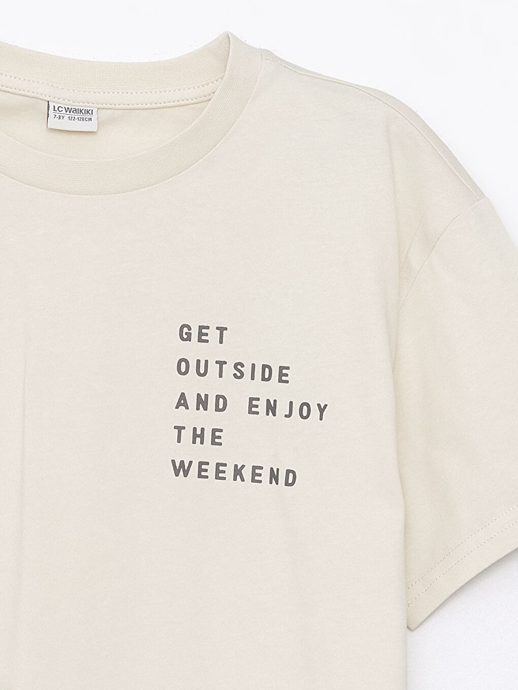 Crew Neck Oversize Boy's T-Shirt -S46548Z4-FWM