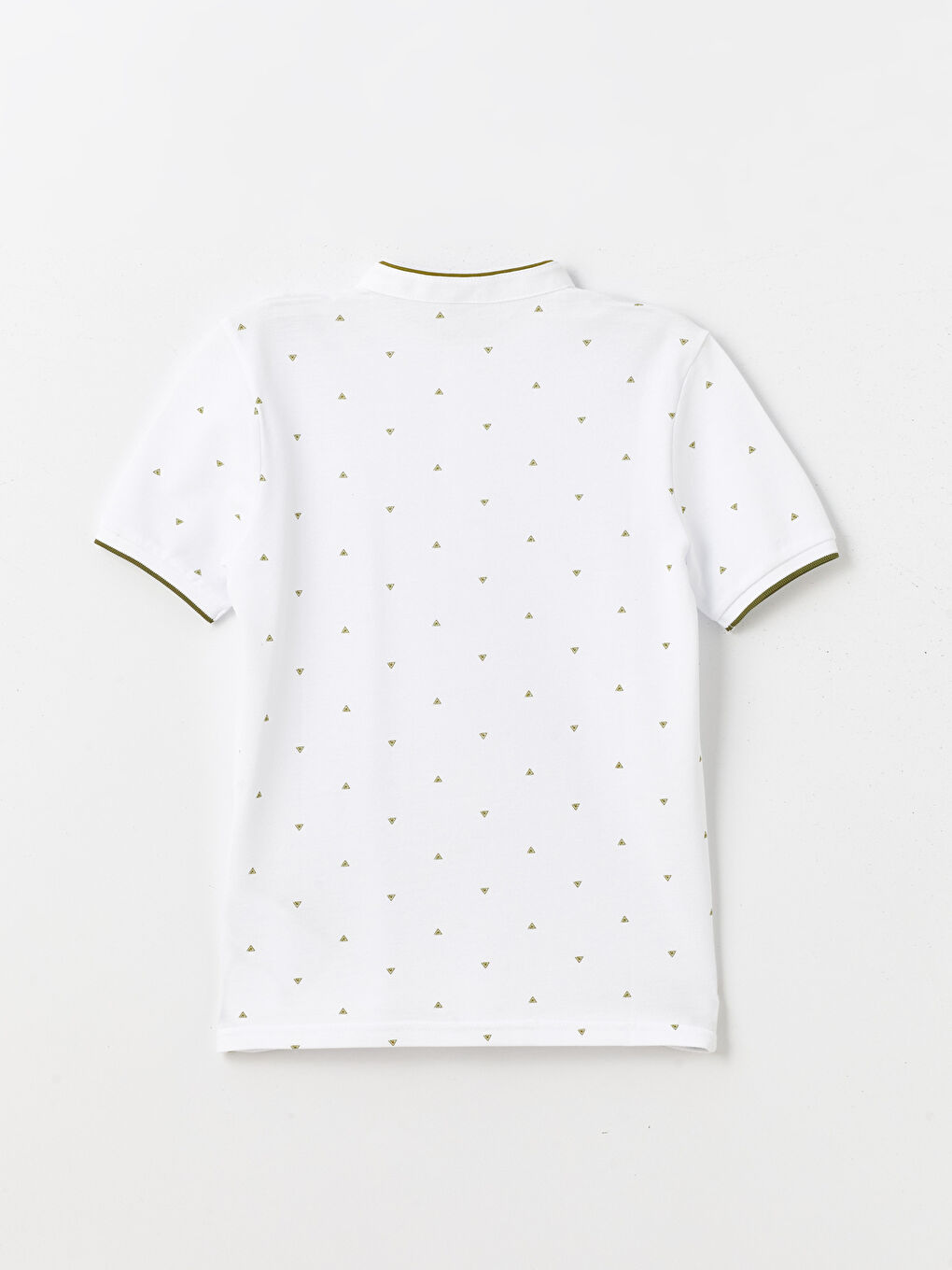Grandad Collar Printed Short Sleeve Boy T-Shirt -S46549Z4-LU8