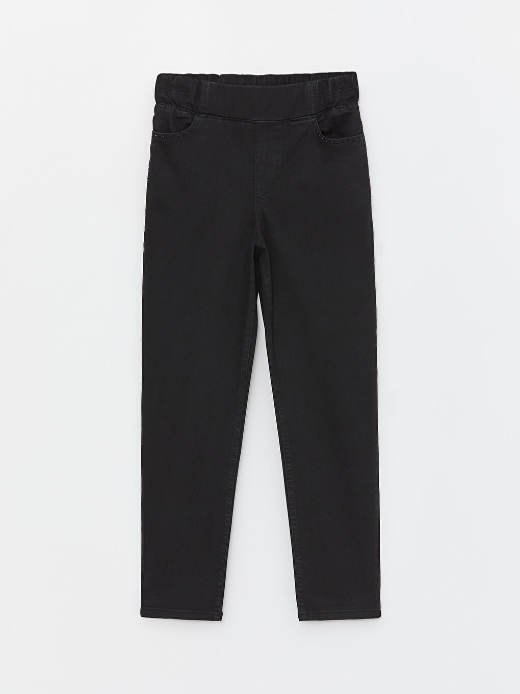 Straight Fit Women's Denim Trousers -S46554Z8-HUC