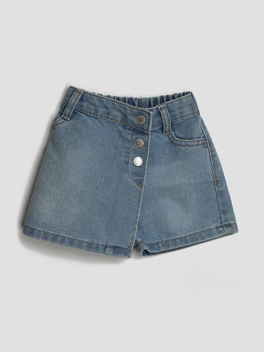 Jeansrock mit elastischem Bund für Mädchen-1