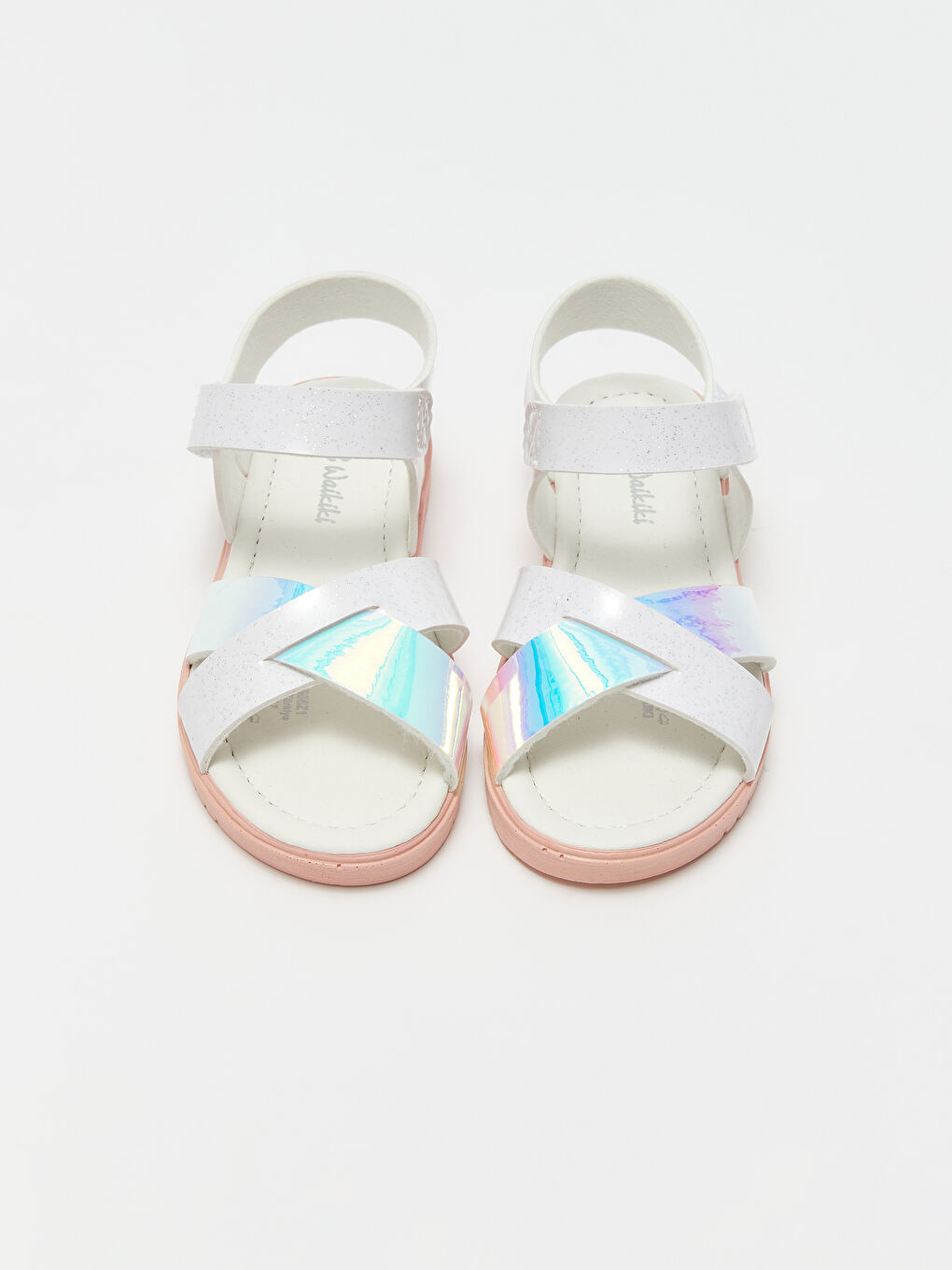 Hook and Loop Cross Band Baby Girl Sandals -S46566Z1-J5E
