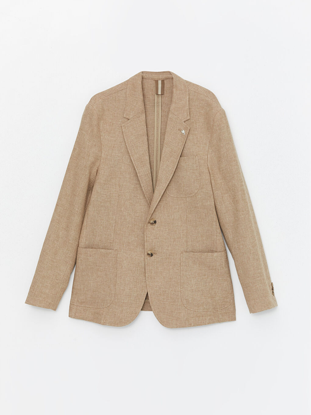 LCW Vision Kahverengi Dar Kalıp Erkek Blazer Ceket - 5
