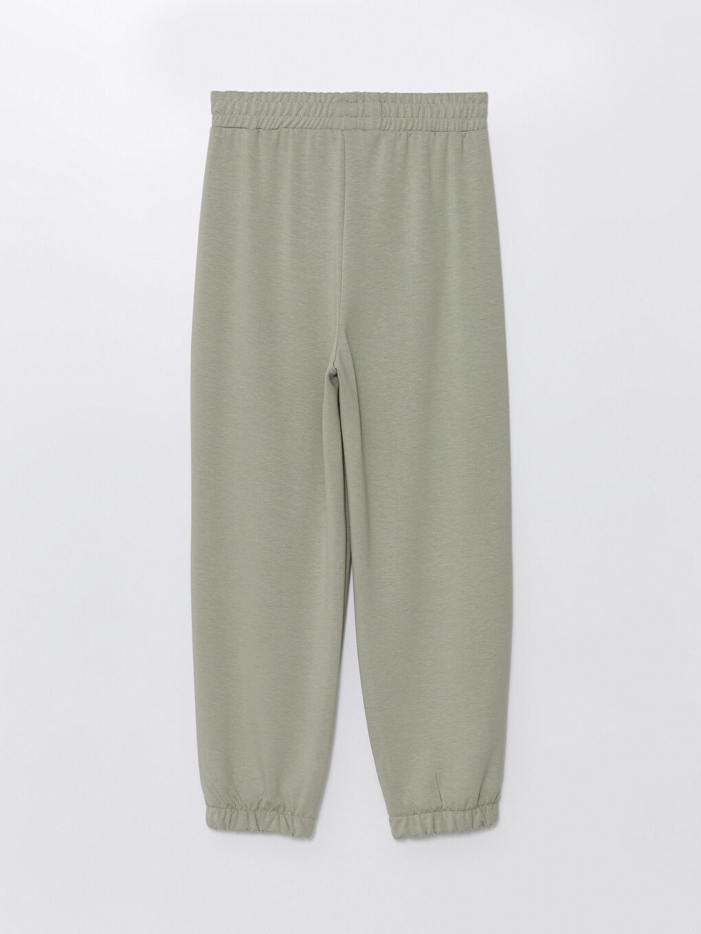 LCW Vision Yeşil Kadın Beli Lastikli Düz Jogger Eşofman Altı - 5