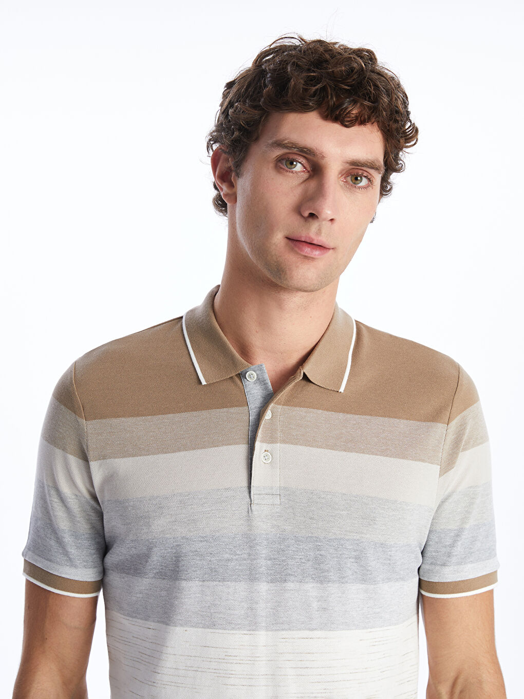 Prugasta polo majica kratkog rukava -S46632Z8-LE8