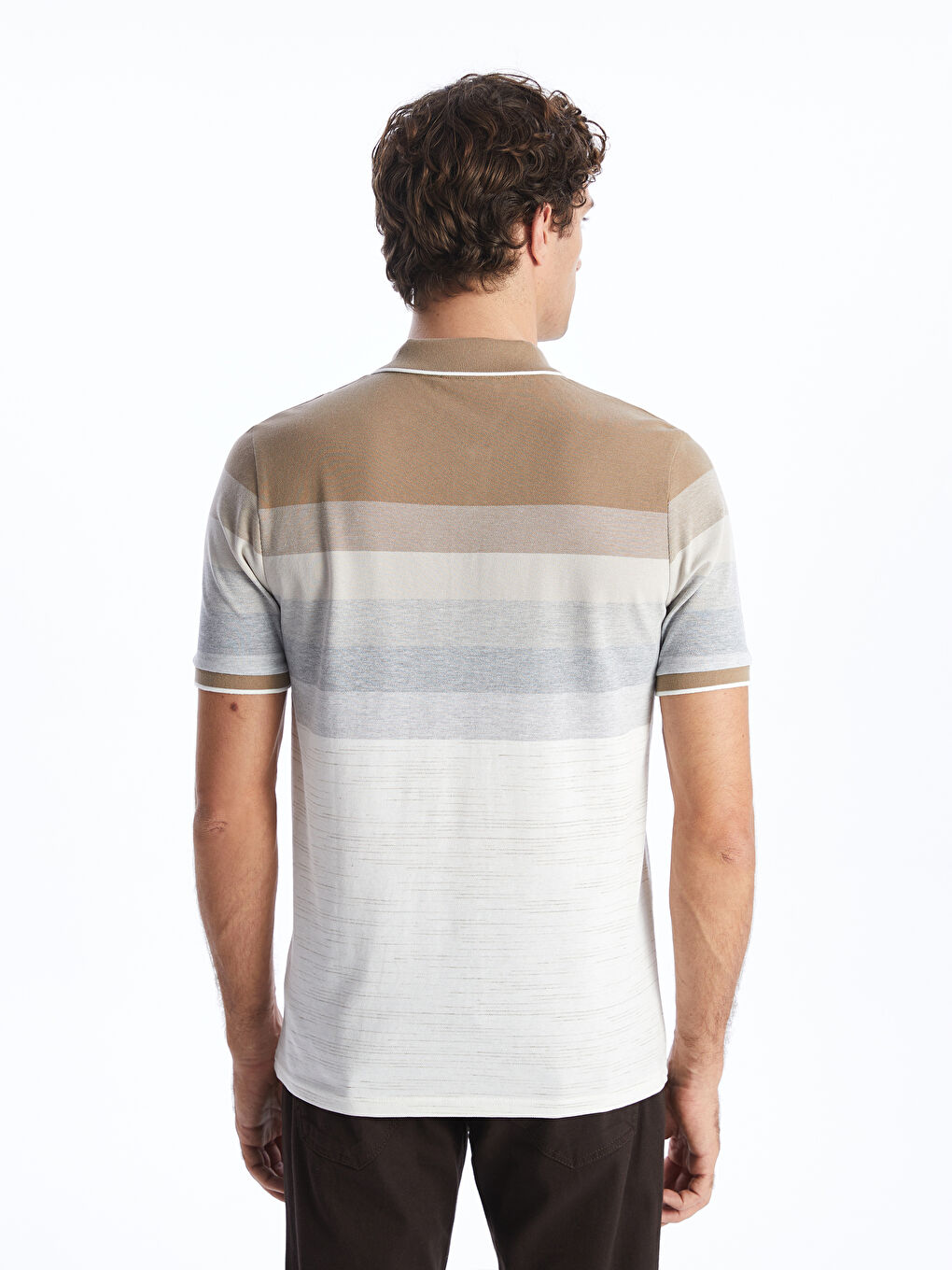 Prugasta polo majica kratkog rukava -S46632Z8-LE8