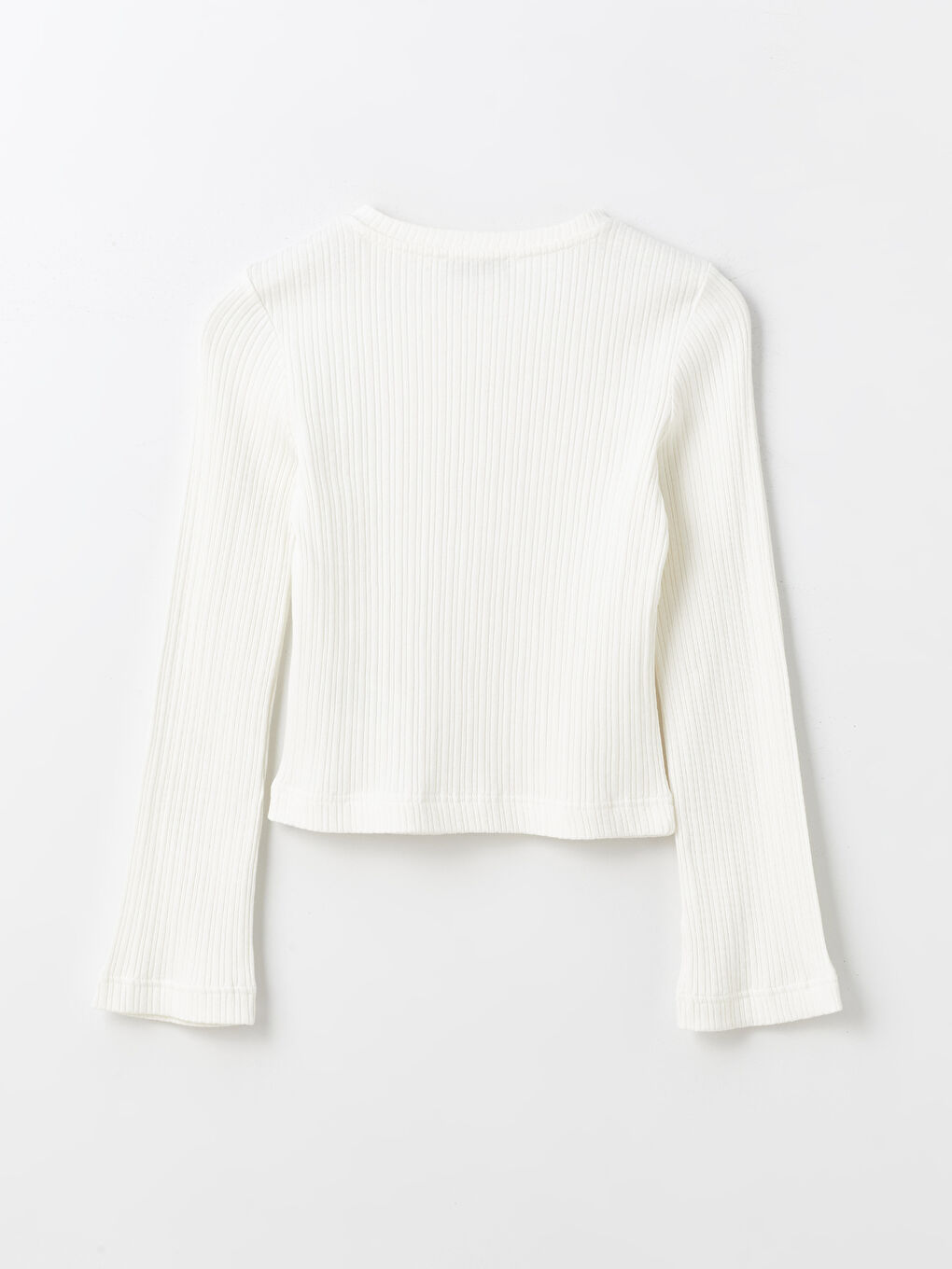 Crew Neck Regular Long Sleeve Women's T-shirt -S46637Z8-R9J