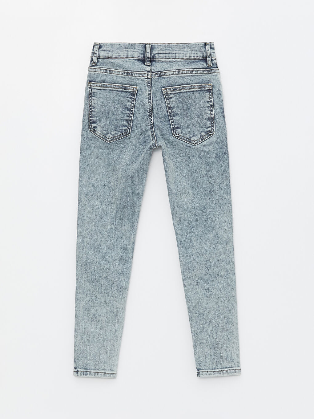 Adjustable Elastic Waist Boys' Jeans-1